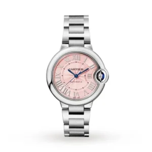 00ed431b142aa7dd92fbae7f7dea42e5 Cartier Ballon Bleu de Cartier Women Automatic Pink Stainless Steel Watch WSBB0046