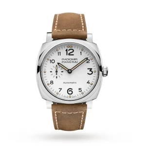 026fff88316aae12af5bec9e6f2ec2a4 Panerai Radiomir Men Automatic White Calf Watch PAM00655