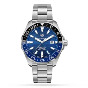 02a9a0da4be50cfb2e9bb6e15a311865 TAG Heuer Aquaracer Men Automatic Blue Stainless Steel Watch WAY201T.BA0927