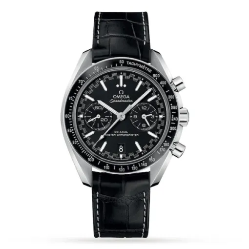 02f71745480ccb928fb2525a0a40b778 Omega Speedmaster Men Automatic Black Calf Watch O32933445101001