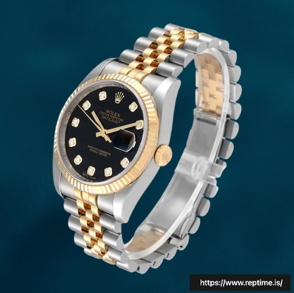 Rolex Datejust 116233BKDJ 36mm Men’s Black Dial Silver-tone