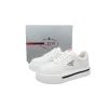 045f9e655268eac814ecf727b1a6f2c4 PK God Batch Prada White plaid platform shoes