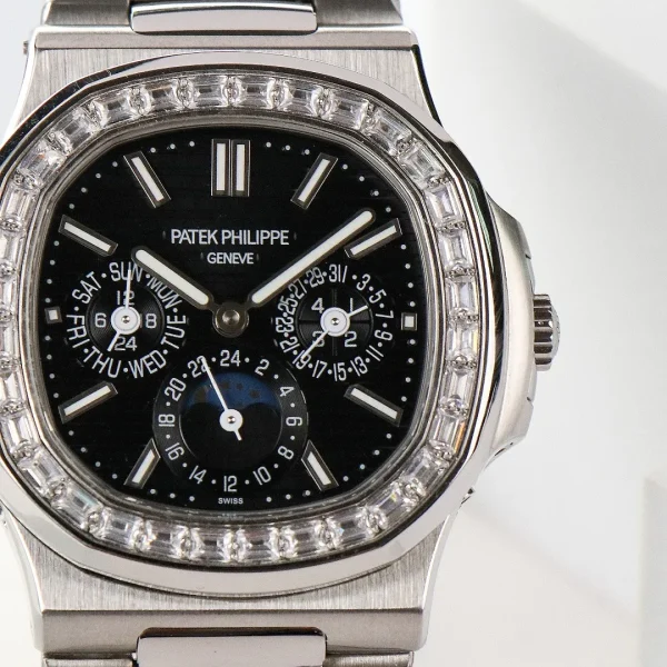 046c9dcd2997ded0fd6461f4028a6566 Patek Philippe Nautilus Black Perpetual Calendar