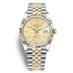 04e52209514630b7a998b6d027dc5021 ROLEX DATEJUST YELLOW DIAL STAINLESS STEEL 36MM SWISS REPLICA m126233.0037