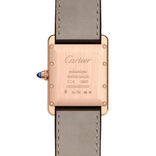 05b214d62354d7812f9fc1f2b82552b8 Cartier Tank Louis Cartier Women Automatic White Leather Watch WGTA0011