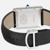 Cartier Tank Must Men Automatic Silver Calf Watch WSTA0040