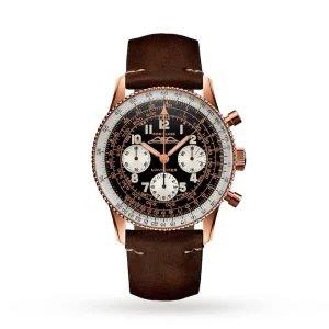 0b929045c93f666c43ee8e582a0ad86c Breitling Navitimer Men Automatic Brown Leather Watch RB0910371B1X1