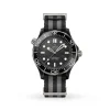Omega Seamaster Men Automatic Black Fabric 007 Watch O21092442001002