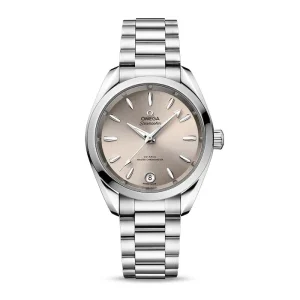0d5f06b0646f1cf67155a4e7e23845d4 Omega Aquaterra Women Automatic Ivory Stainless Steel Watch O22010342009001