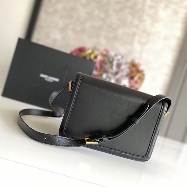 0d9bb107e7ad2f28fdf0eaf468edd0b5 SOLFERINO MEDIUM SATCHEL IN BOX SAINT LAURENT LEATHER