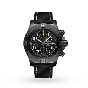 11589761a803aa297cf80b1d666c16ef Breitling Avenger Men Automatic Black Leather Watch V13317101B1X2