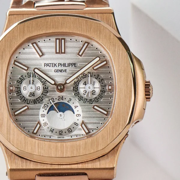 1304528107b5f3dfcca98ab48d9a5f30 Patek Philippe Rose Gold Nautilus Watch