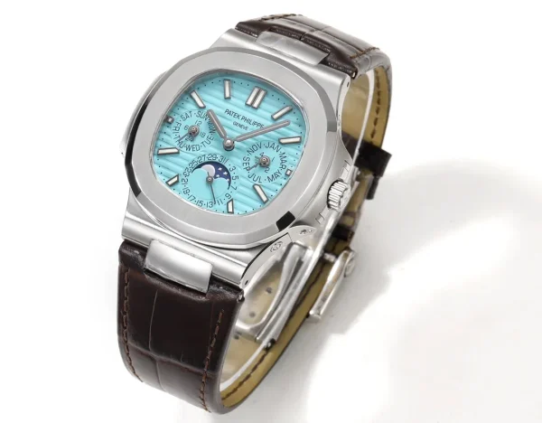 130aec178b8f4d8682e6669d07d3de06 Patek Philippe Nautilus Blue Perpetual Calendar