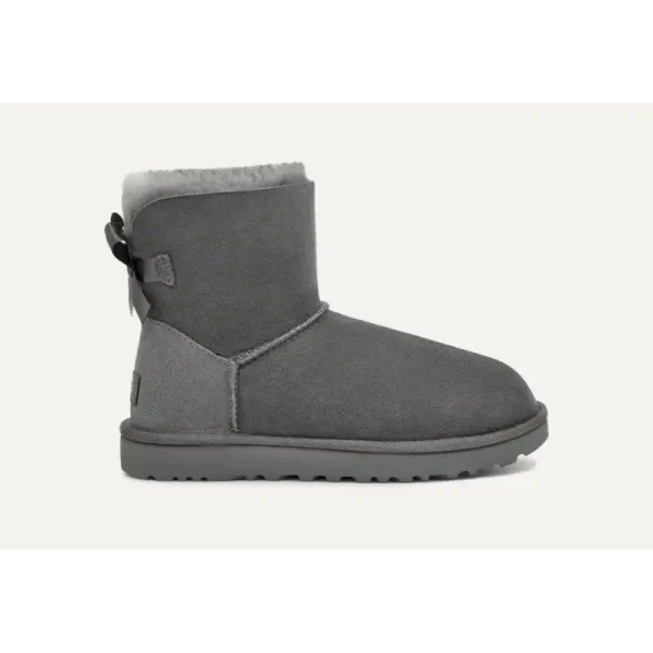 UGG Mini Bailey Bow II Boot Grey Women's