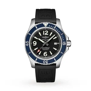 1433678b33e7ebd2cd190d73ef2cebc4 Breitling Superocean Men Automatic Black Rubber Watch A173678A1B1S1