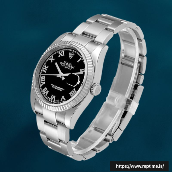 Rolex Datejust 36mm 116234BKRO Men’s Stainless Steel Watch