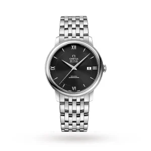 15a6f83165996418a0c62436b01caf38 Omega De Ville Men Automatic Black Stainless Steel Watch O42410402001001