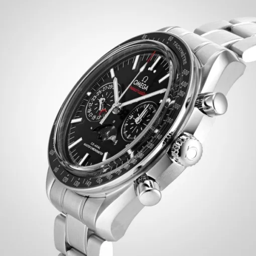 19bc78130433ffad0e333bf17ecf84b8 Omega Speedmaster Men Automatic Black Stainless Steel Watch O30430445201001