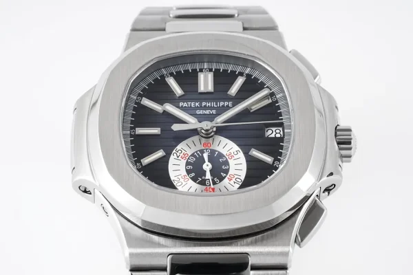 19c1647e9ad203b4339821f0da0e0de4 Patek Philippe 5980 Silver Chronograph Watch