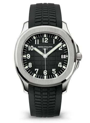 1ac1eb51b9394ae9b52ad7625813435f Patek Philippe Aquanaut Date Black Strap Stainless Steel 5167A-001