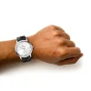 1e4d40810368a03cad8f01202c495d43 Omega De Ville Men Automatic Silver Leather Watch O42413402002001