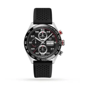 1feb0edc9592a1541ff6c39a82efa125 TAG Heuer Carrera Men Automatic Black Rubber Watch CBN2A1AA.FT6228
