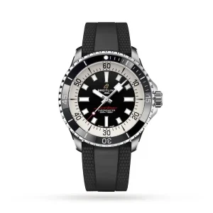 205824c9be2204e08cd06953e9ff0268 Breitling Superocean Men Automatic Black Rubber Watch A17375211B1S1