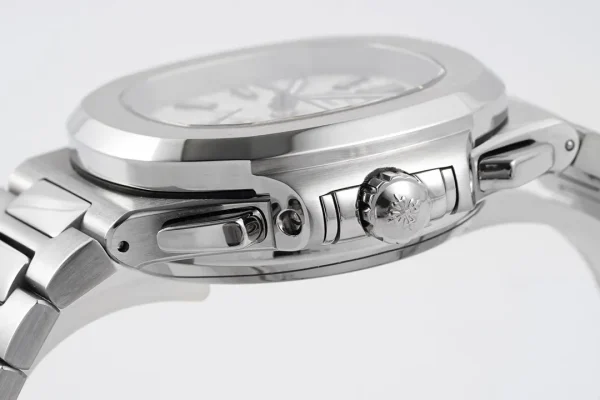 2101df4f7dba2be21affcb6722dd25af Patek Philippe Silver Nautilus Chronograph Watch