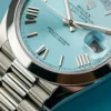 25462c1ecd926b3e52e1572b2b70e0d8 Rolex Day-Date 228396 Men’s 40mm Silver-tone Automatic