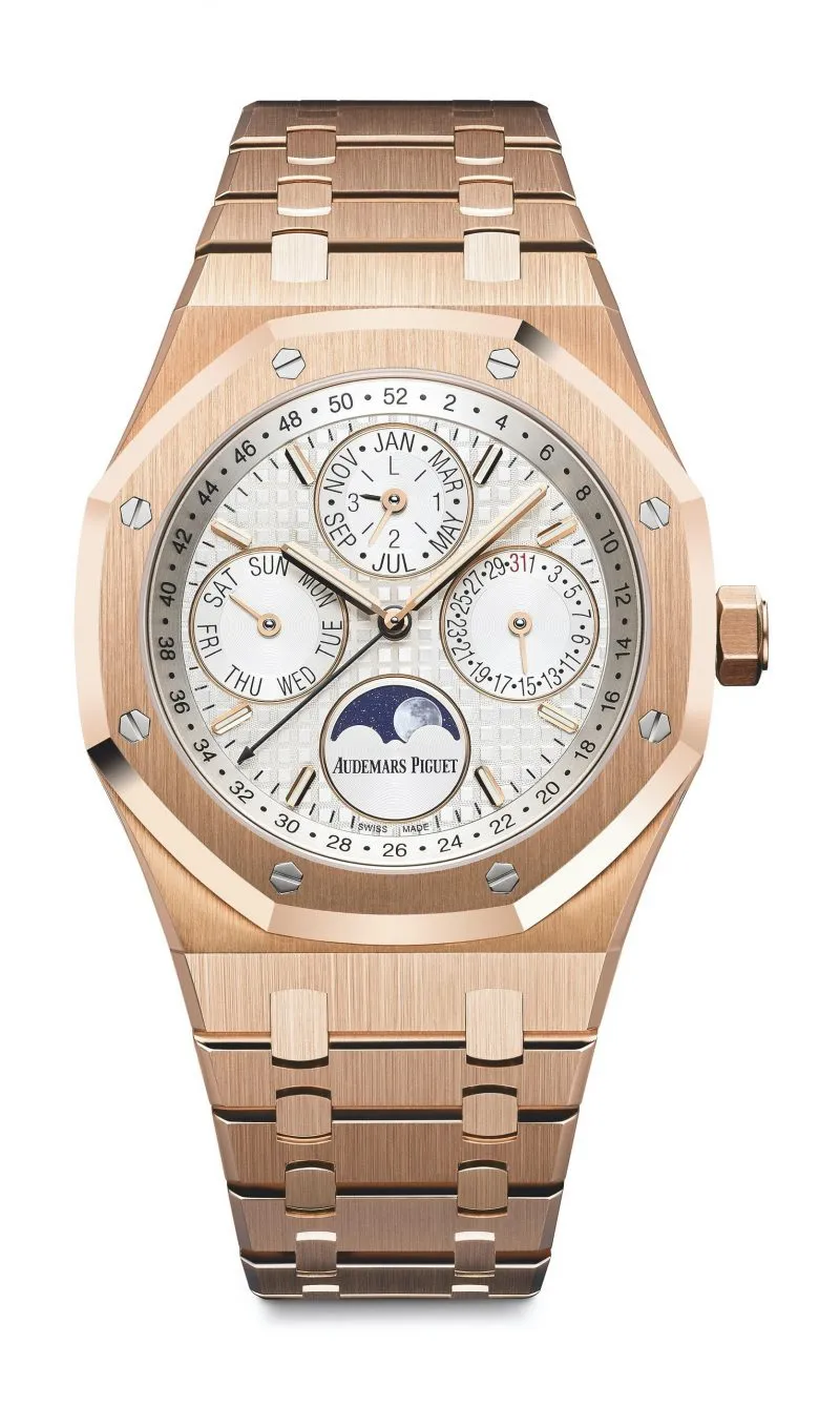 25e19450bbd9ddbc6a883255d0945e40 Audemars Piguet Royal Oak Perpetual Calendar Silver 26574OR.OO.1220OR.01
