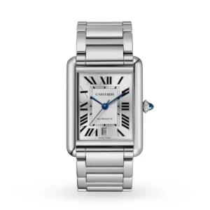 29556ab3a598d12d8830f83142bdb0d3 Cartier Tank Must Men Automatic Silver Stainless Steel Watch WSTA0053