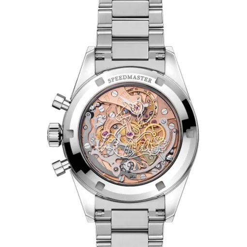 2dc55077f1f628699ea8243f463c8b7e Omega Speedmaster Men Automatic Black 18ct White Gold Watch O31150393001001