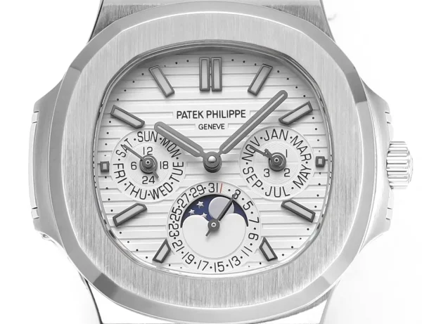 2f56c36d9513c05cfebfc319e6769b3b Patek Philippe Silver Nautilus Watch