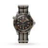 Omega Seamaster Men Automatic Black Fabric 007 Watch O21092422001001