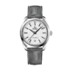 3124f9066ebe10534ef931aad77c2f2f Omega Aquaterra Men Automatic Silver Alligator Watch O22013382002001