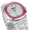 31ee985542f65530f8622890f594a6d8 Patek Philippe White Gold Ruby Nautilus Watch