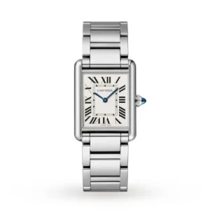 34f6fcec3c0ad70ddf1ffa27f269318c Cartier Tank Must 34 mm Women Quartz Silver Stainless Steel Watch WSTA0052