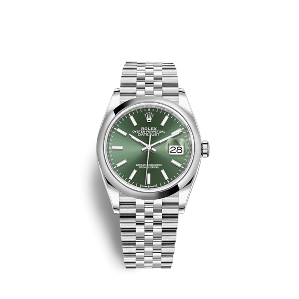 35b226d934823ef3840ea29dfe63d088 Rolex Datejust 126200 36mm Mint green