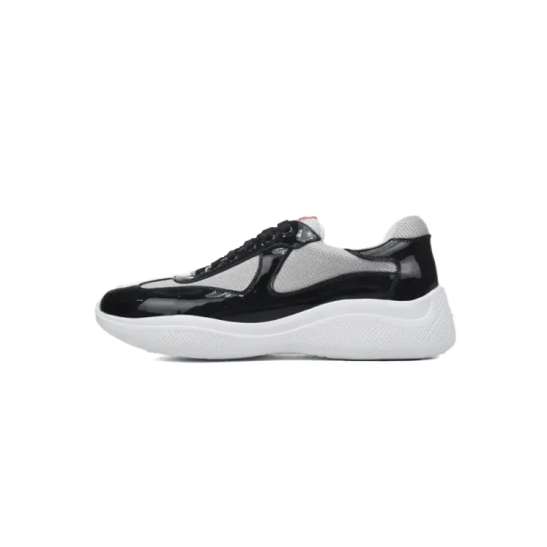 3792932d5e7ffa09e5bac9c67e262e9b PK God Batch Prada Net shoes black and gray