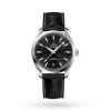 3999e6c24e466ffb5f0b72c2fb91b12e Omega Seamaster Aqua Terra Men Automatic Black Leather Watch O22013382001001