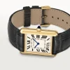 39c71e895ff981d13c8e6aaf051ca3a3 Cartier Tank Louis Men Quartz White Alligator Watch WGTA0067