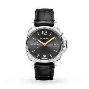 3adab29372d52315372af3e3f97f9eec Panerai Luminor Due Men Automatic Black Alligator Watch PAM01250