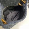 3d5d1f00d3236b662e1e816a9254cf55 YSL PUFFER SMALL IN SUEDE AND DENIM