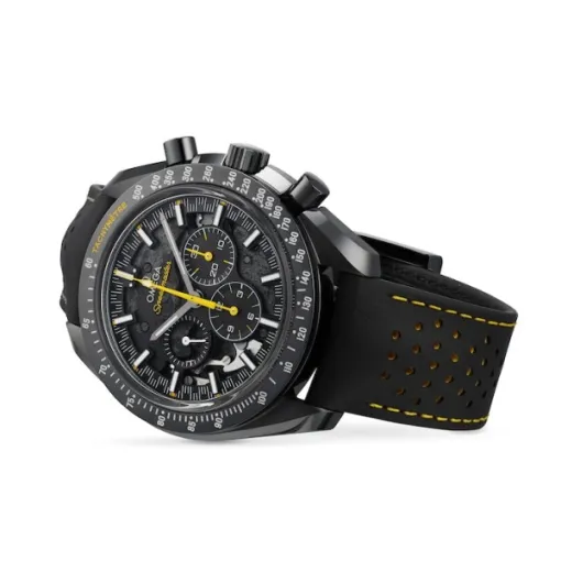 3d92b18bbc6e7a121649d6030892ef43 Omega Speedmaster Men Automatic Black Leather Watch O31192443001001