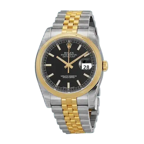 Rolex Datejust 36mm 116203BKSJ Men’s Silver-tone Swiss Replica Watch