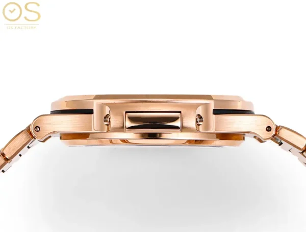428ae41871d19f54f2b8f5dd450f7d77 OSFactory Rose Gold Nautilus Style Watch