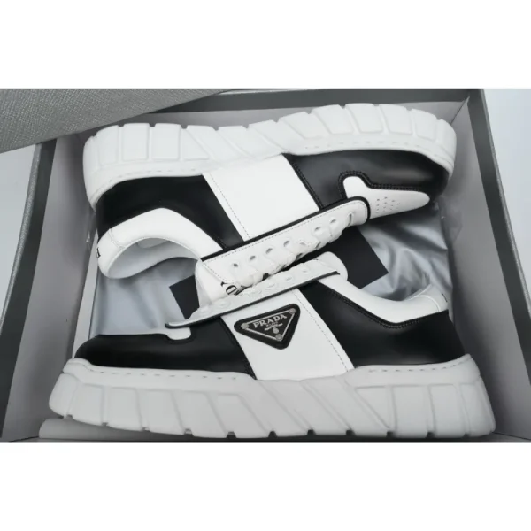 43a2a2954213a1fa213212615dc87f1e PK God Batch Prada Sneakers Black and White