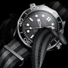 Omega Seamaster Men Automatic Black Fabric 007 Watch O21092442001002