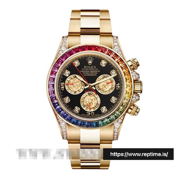 4677eaa68d1e59f42cafc088b078878a Rolex Daytona 116598.1 Men Black & Gold 40MM