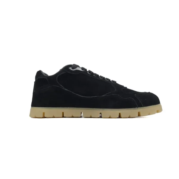 PK God Batch Prada Trail faded suede sneakers Black